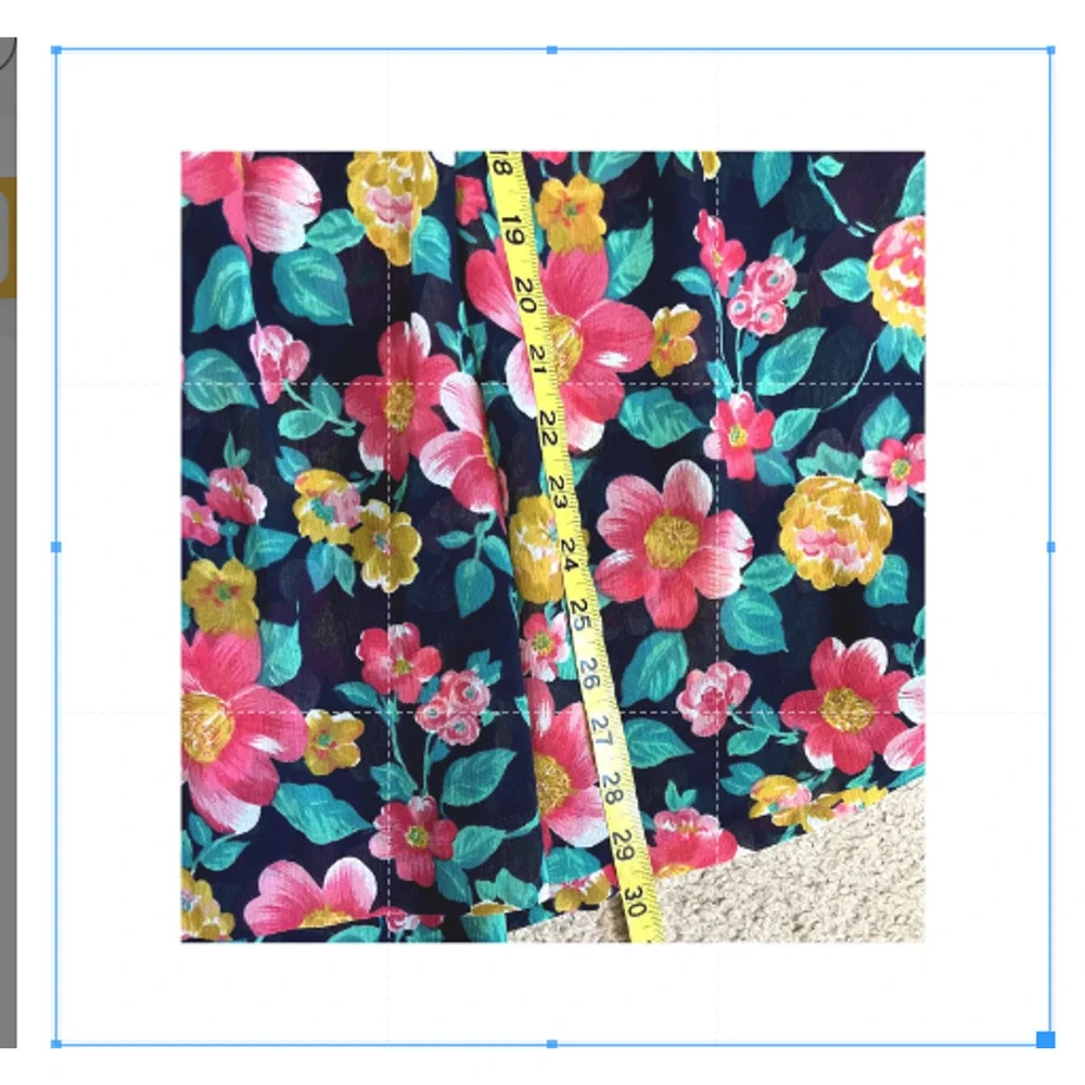 Women's Vintage Leslie Fay Pleated Floral Skirt 10
